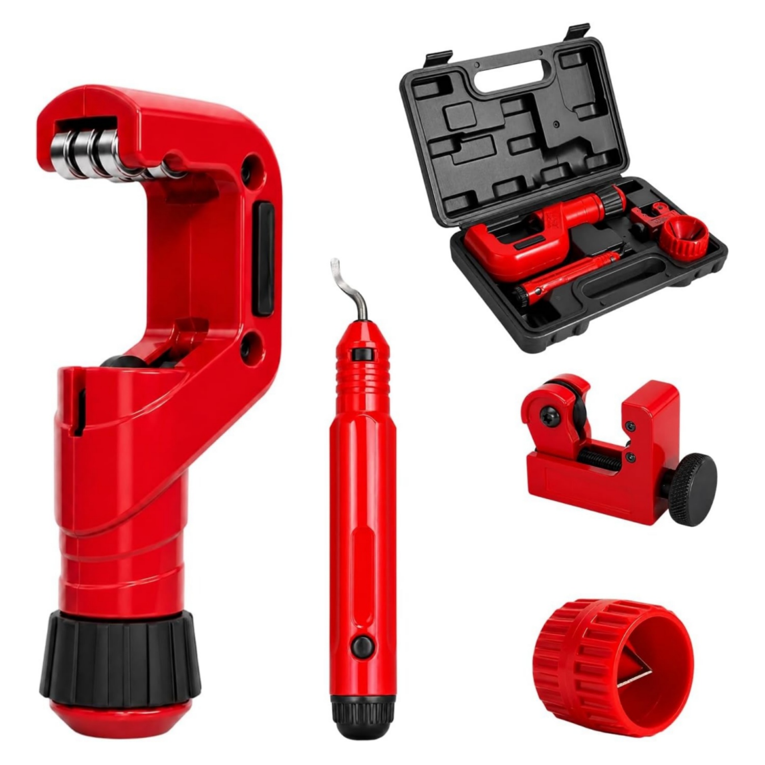Pipe Cutter Ratchet - مجموعة أدوات قطع الأنابيب الثقيلة 4