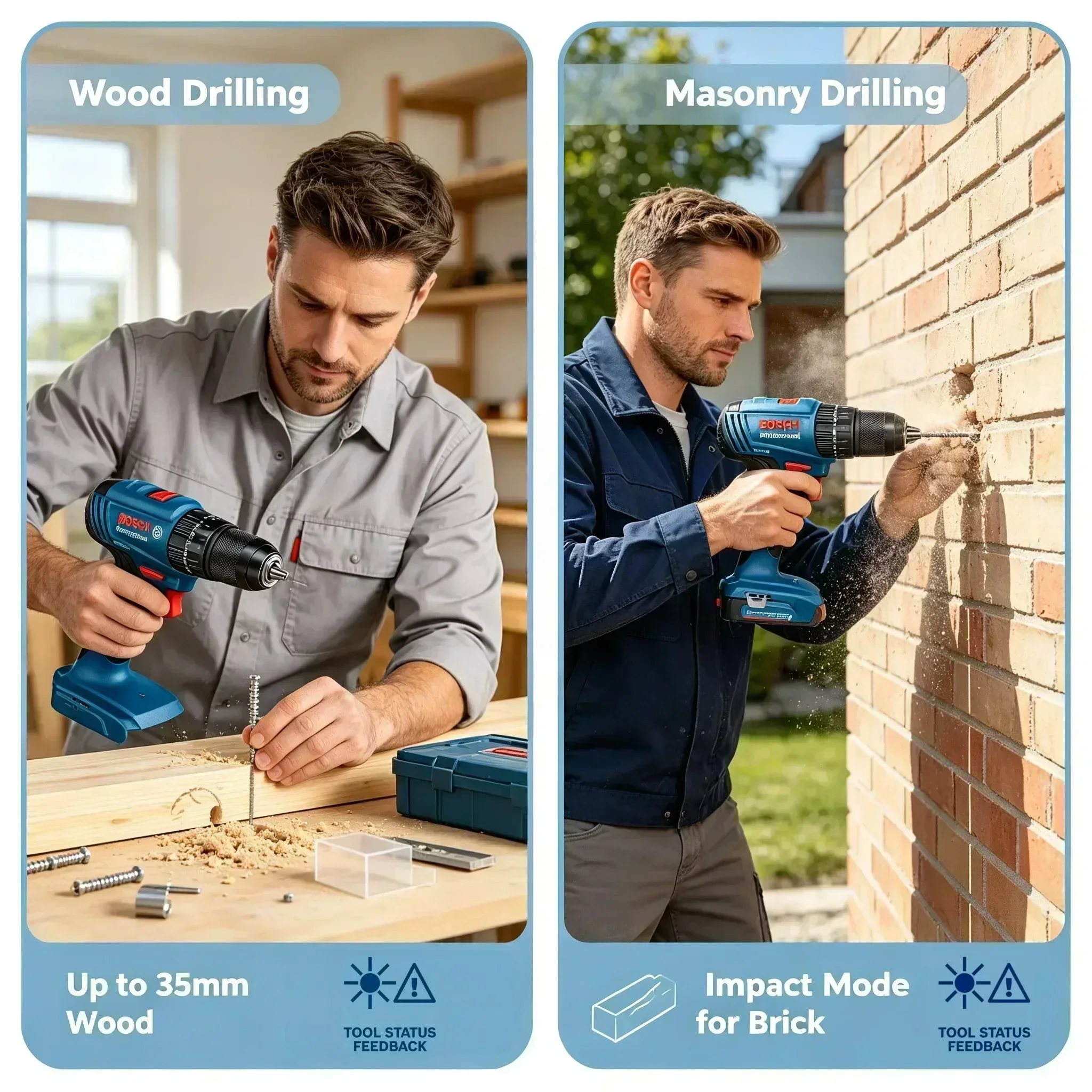 مثقاب كهربائي لاسلكي متعدد الو - مراجعة Bosch Drill Gsb 18V وسعره