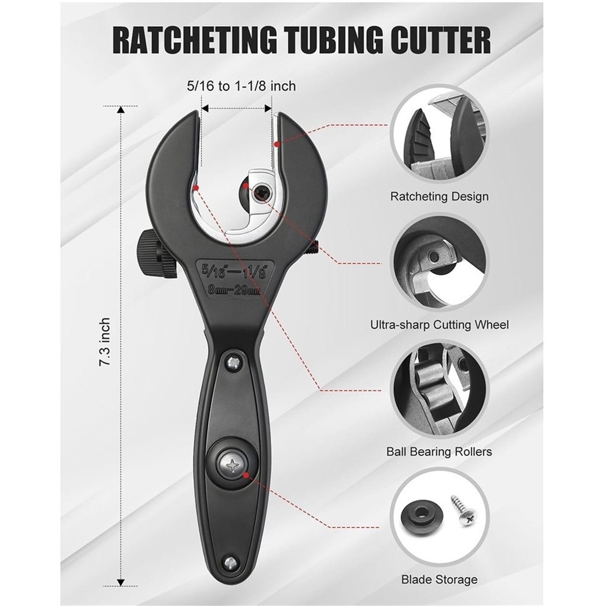 مجموعة أدوات قطع الأنابيب ذات  - مراجعة Pipe Cutter Ratchet وسعره